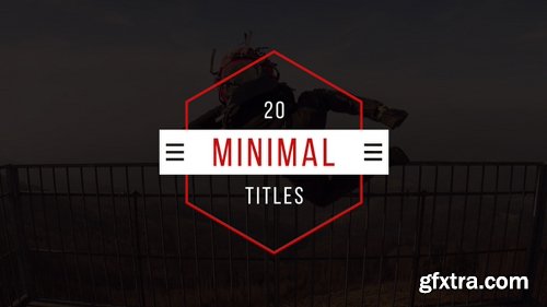 Videohive Minimal Titles 18950538