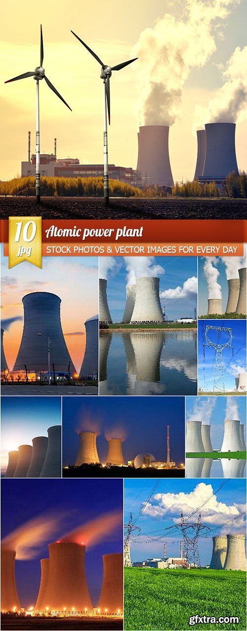 Atomic power plant, 10 x UHQ JPEG