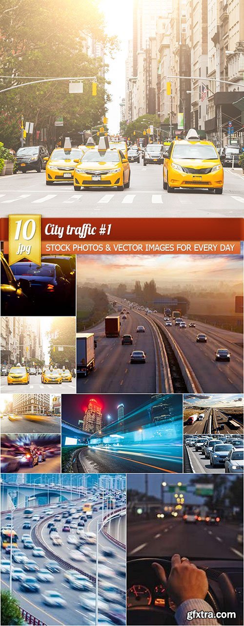 City traffic 1, 10 x UHQ JPEG