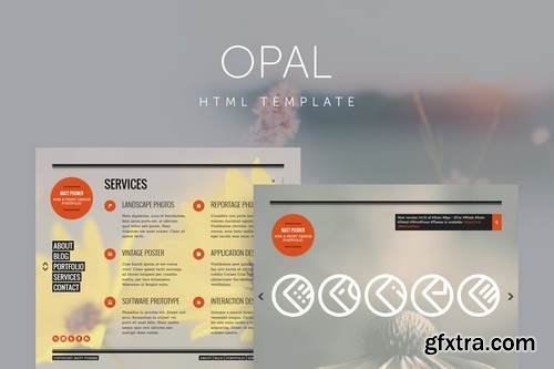 ThemeForest - Opal v1.2 - Minimal Portfolio Template 2325294