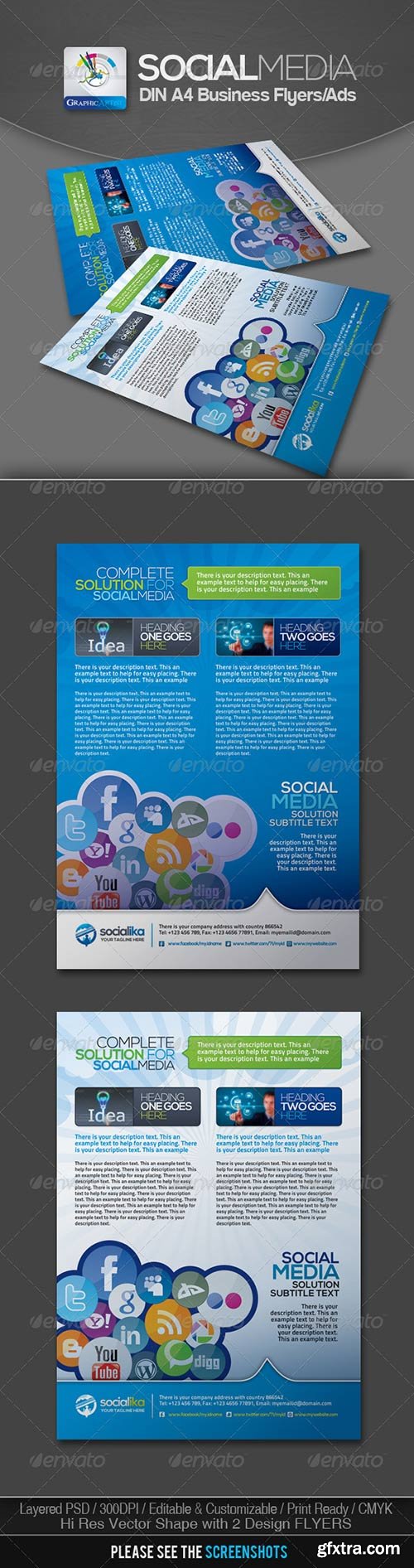 Graphicriver - Social Media Business Flyers v.2 3023822