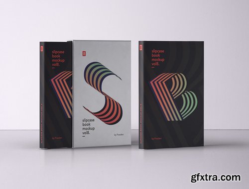 Psd Slipcase Book Mockup Vol8