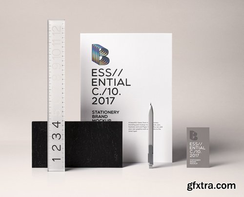 Essential Stationery Psd Mockup