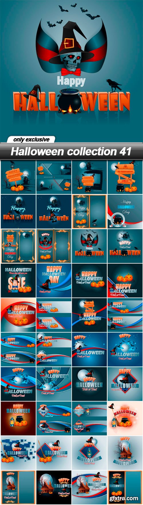 Halloween collection 41 - 40 EPS