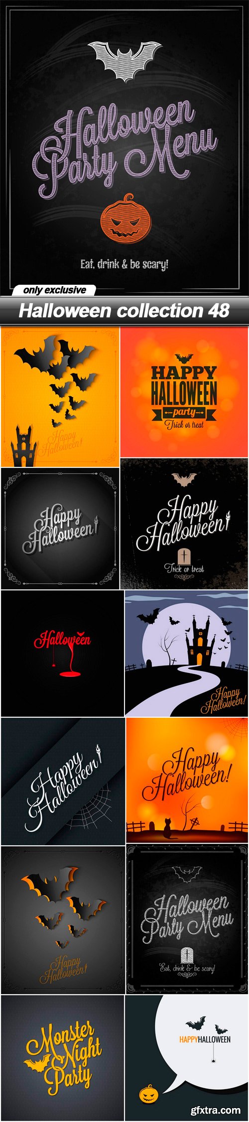 Halloween collection 48 - 13 EPS