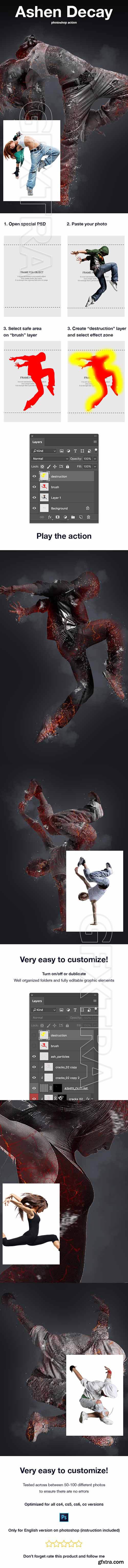 GraphicRiver - Ashen Decay Photoshop Action 20806139