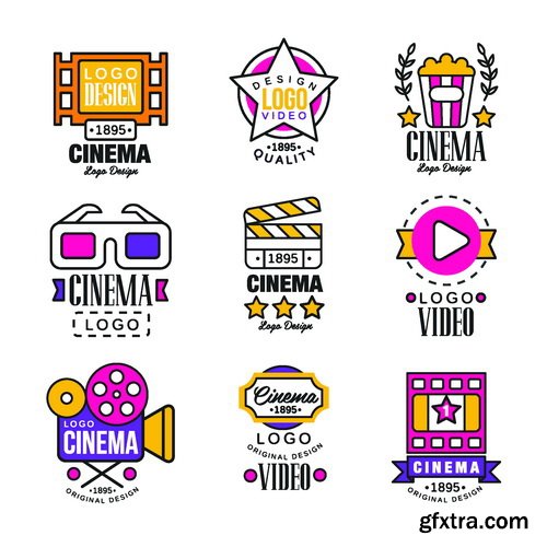 Vectors - Cinema Company Logo Mix