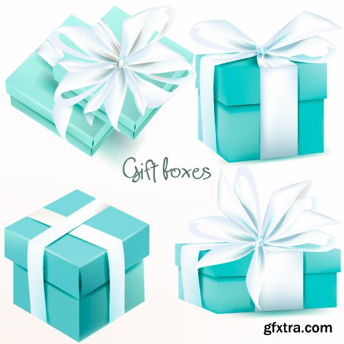 Vectors - Shiny Gift Boxes Set 6