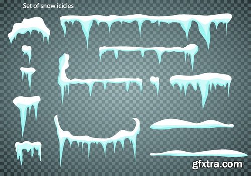 Vectors - Different Snow Borders