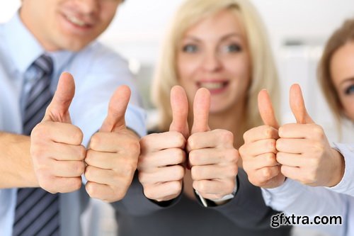 Photos - Businessman with Thumbs Up Set 15