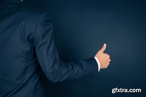 Photos - Businessman with Thumbs Up Set 15