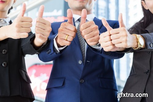 Photos - Businessman with Thumbs Up Set 15