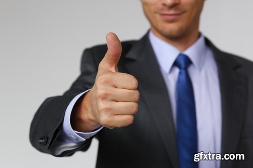 Photos - Businessman with Thumbs Up Set 15