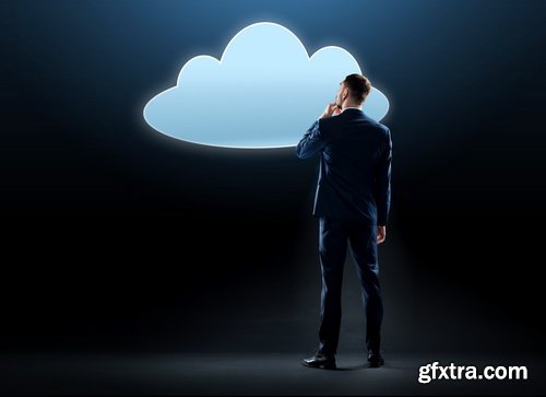 Photos - Businessman with clouds 10