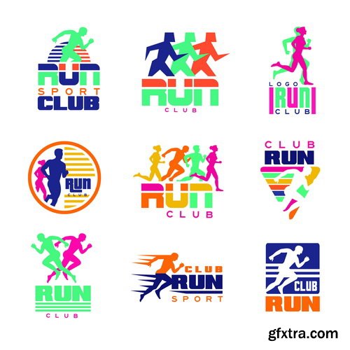 Vectors - Creative Sport Logo Set 6