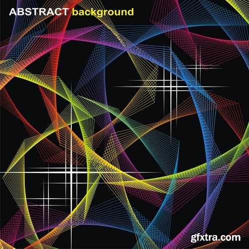 Vector picture abstract background is the monogram of the spiral line 25 EPS