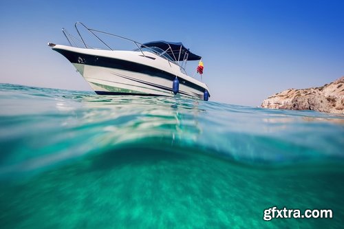 Yacht boat powerboat sailing boat sea ocean vacation tourism Trips 25 HQ Jpeg