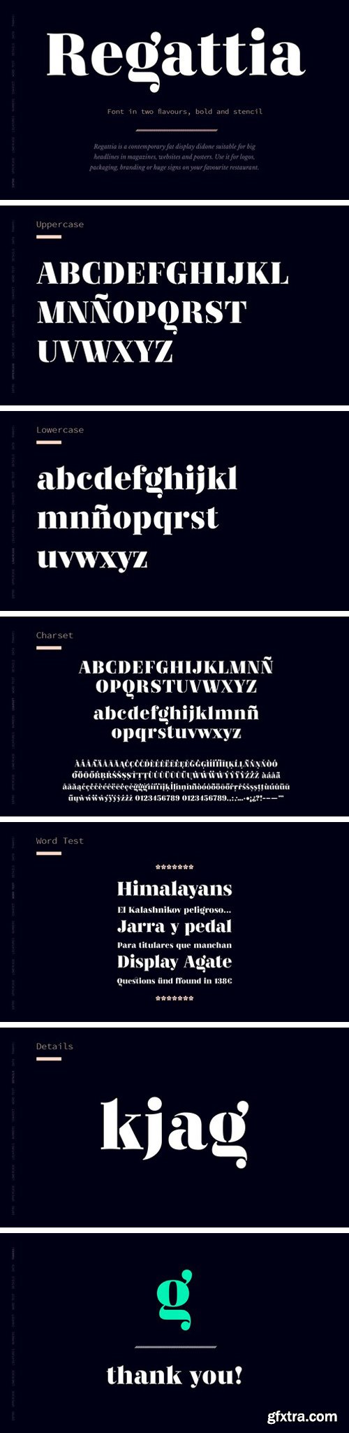 Regattia font