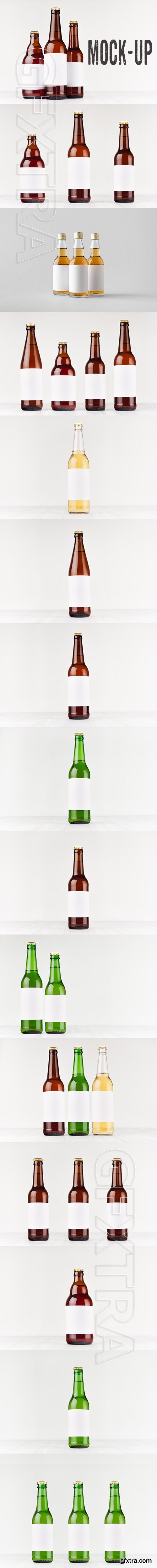 Glass bottle Mock up