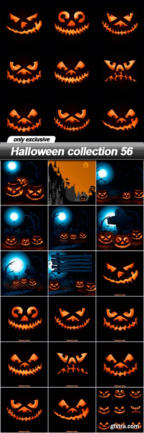 Halloween collection 56 - 18 EPS