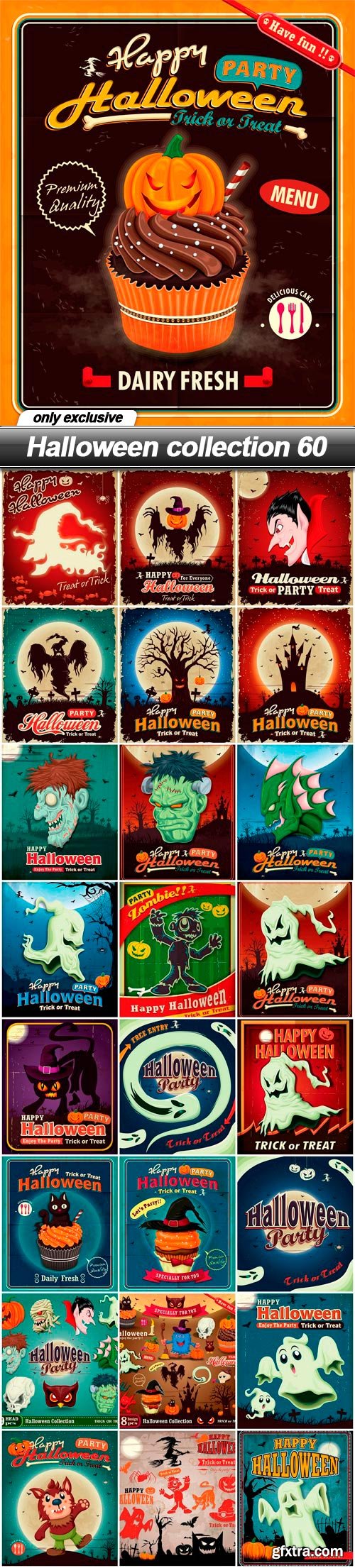 Halloween collection 60 - 25 EPS