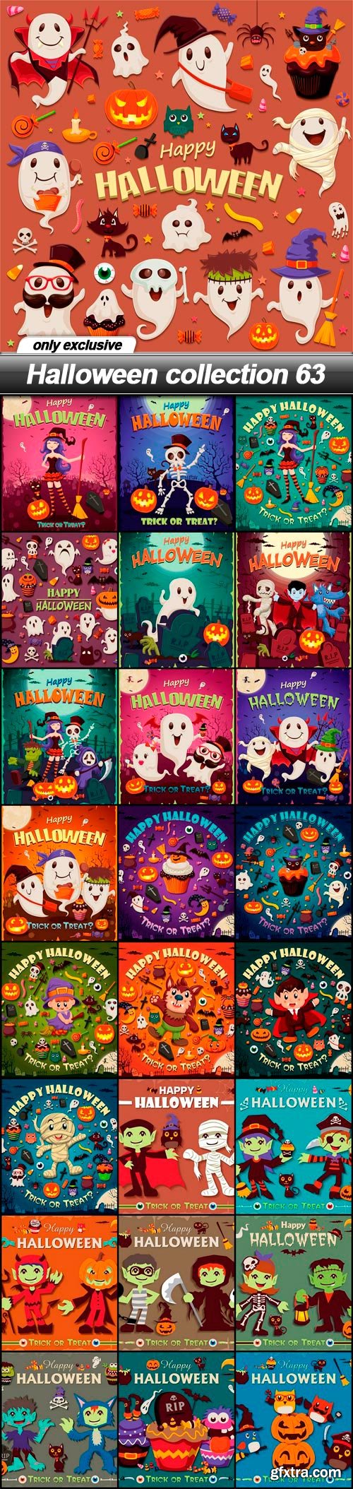 Halloween collection 63 - 25 EPS