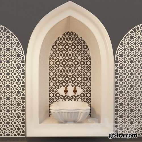 Qurna for hamam 3d model