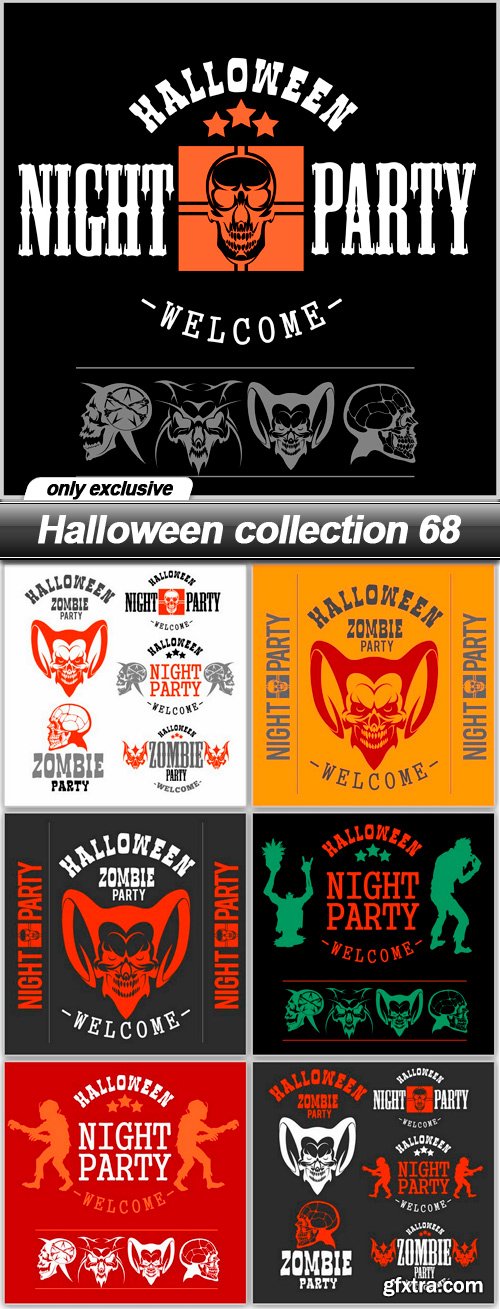 Halloween collection 68 - 7 EPS