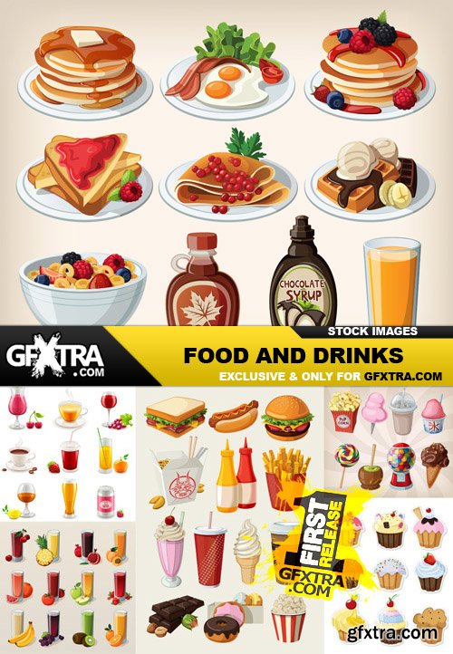 Food And Drinks - 25 Vector