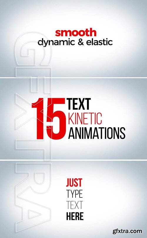 15 Awesome Kinetic Text Animations - After Effects