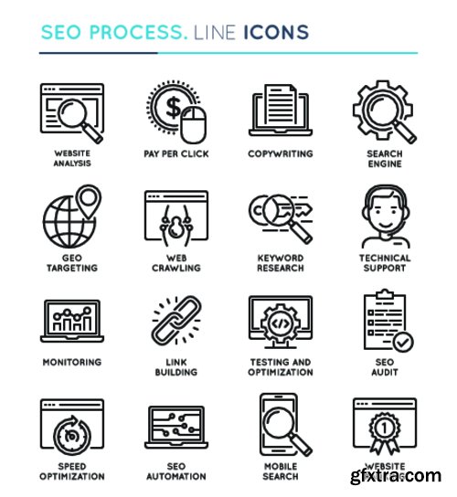 Vectors - Seo Black Icons 10