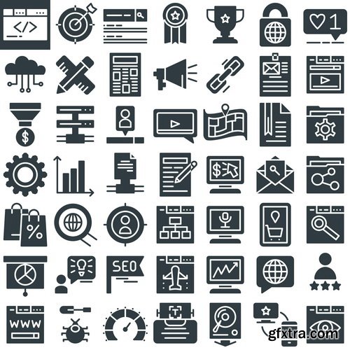 Vectors - Seo Black Icons 10