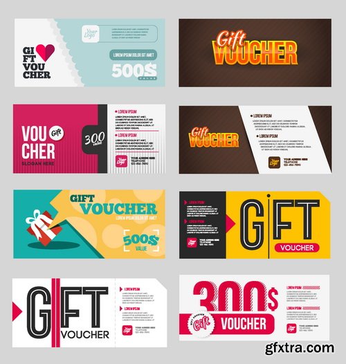 Vectors - Gift Voucher Templates 37