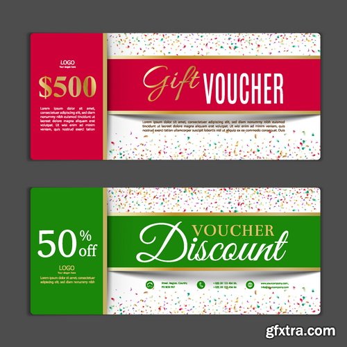 Vectors - Gift Voucher Templates 37