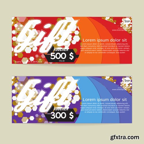 Vectors - Gift Voucher Templates 37