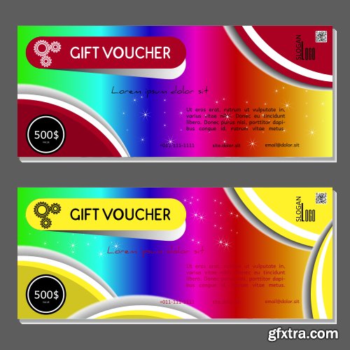 Vectors - Gift Voucher Templates 37