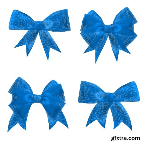 Vectors - Silk Realistic 3D Bows 14