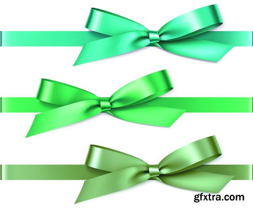 Vectors - Silk Realistic 3D Bows 14