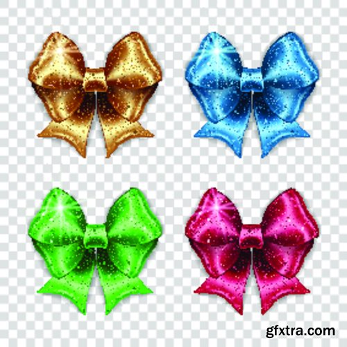 Vectors - Silk Realistic 3D Bows 14