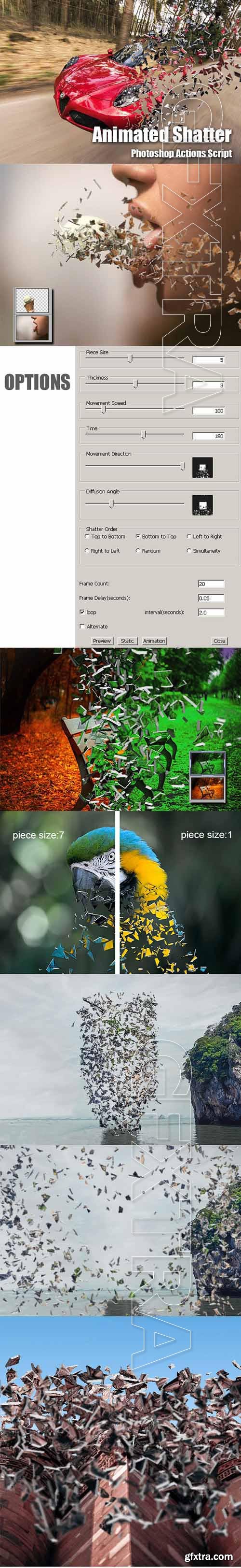 GraphicRiver - Animated Shatter Photoshop Add-on 20771827