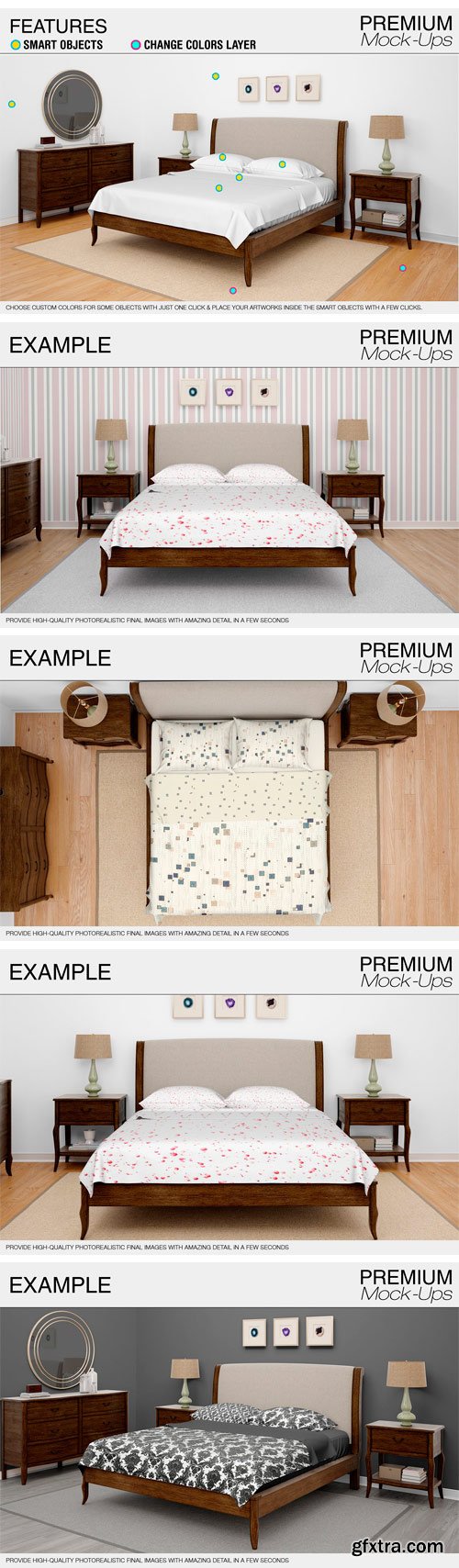 CM - Bedding Mockup Set 1831261