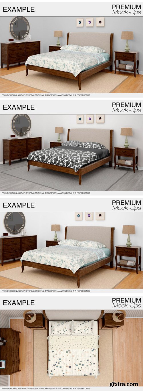 CM - Bedding Mockup Set 1831261