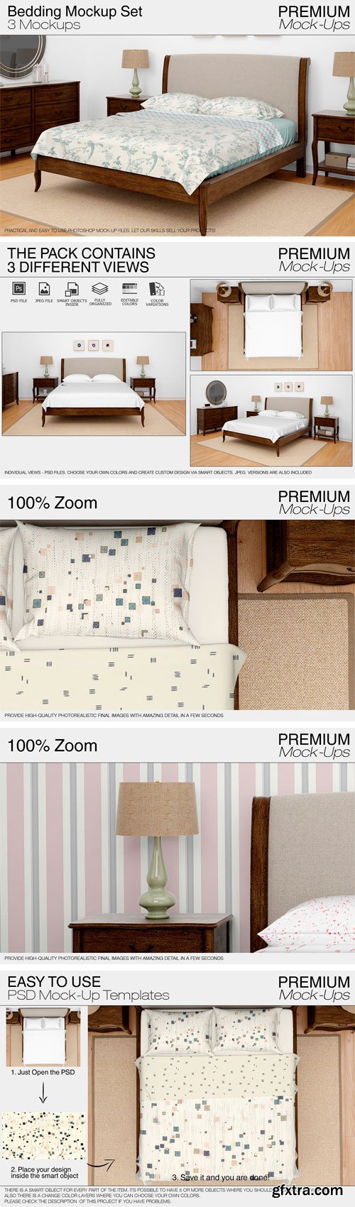 CM - Bedding Mockup Set 1831261