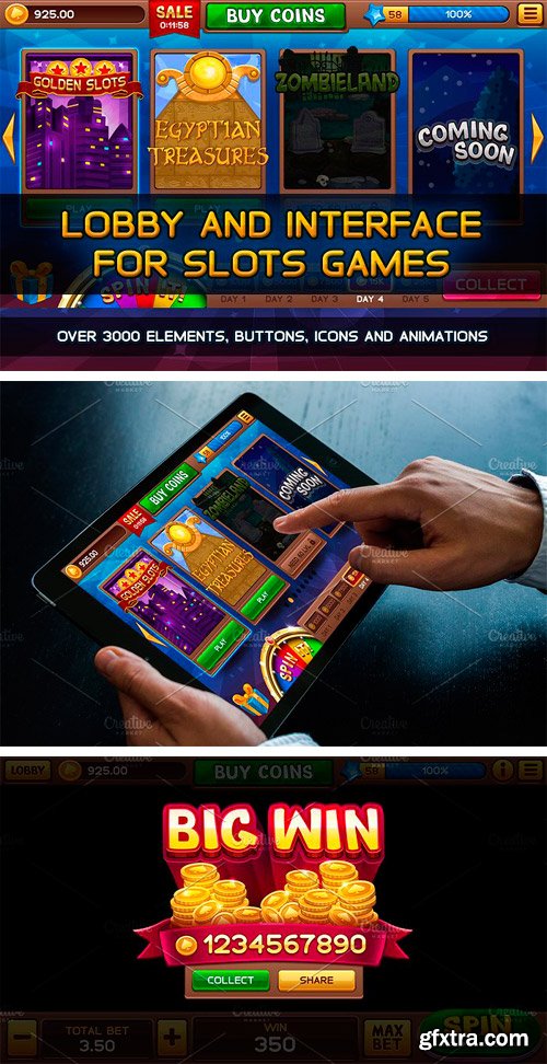 CM - Lobby and GUI for Slots Games 1883670