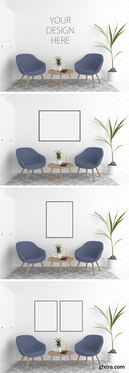 CM - Interior mockup - blank wall mock up 1926690