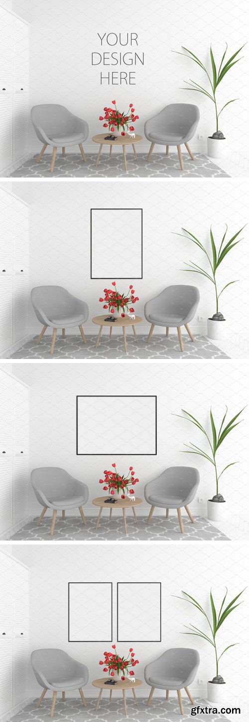 CM - Interior mockup - blank wall 1926683