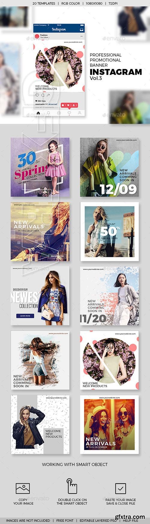 GraphicRiver - 10 Instagram Promotional Banner Templates V.03 20778670