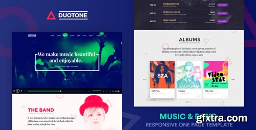 ThemeForest - Music & Band Responsive Website Template - Duotone v1.1 - 19922543