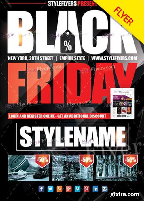 Black Friday V26 PSD Flyer Template