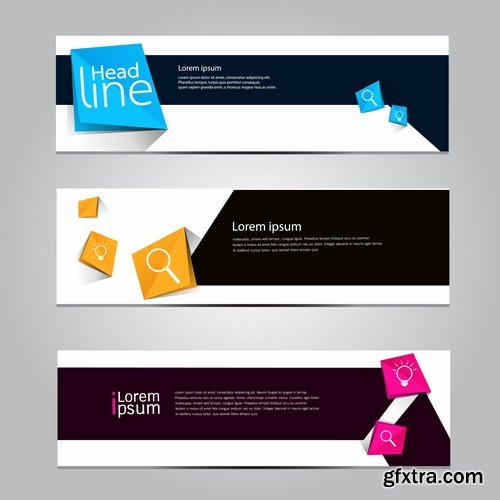 Vector a background picture e-mail banner emblem logo 25 EPS